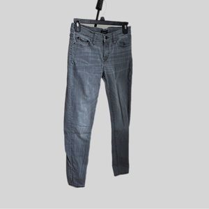 Banana Republic Gray Jeans Straight Fit Stretch Denim Grey 26/2 Skinny